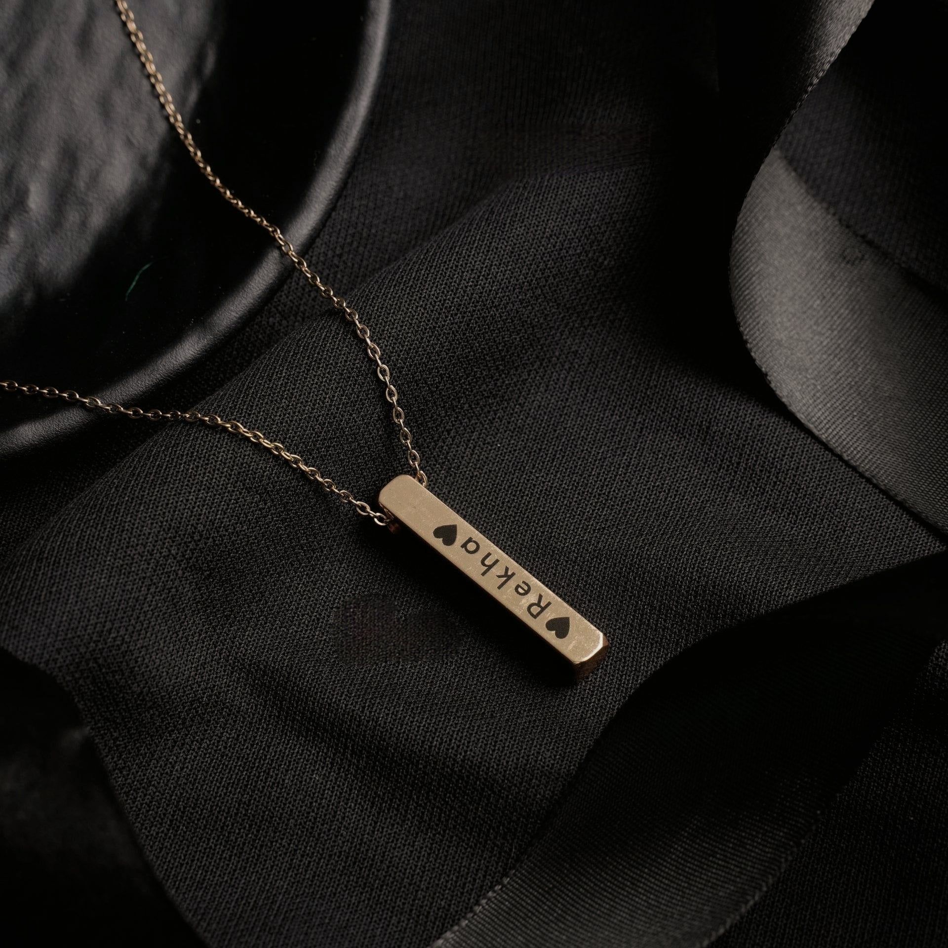 Custom Name Pendant – Personalized Engraved Necklace