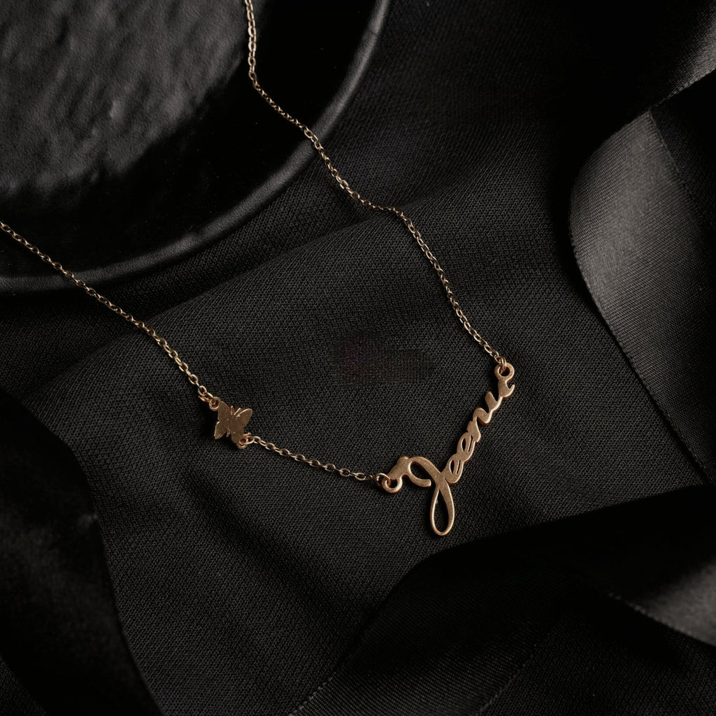 Custom Name Pendant – Personalized Engraved Necklace