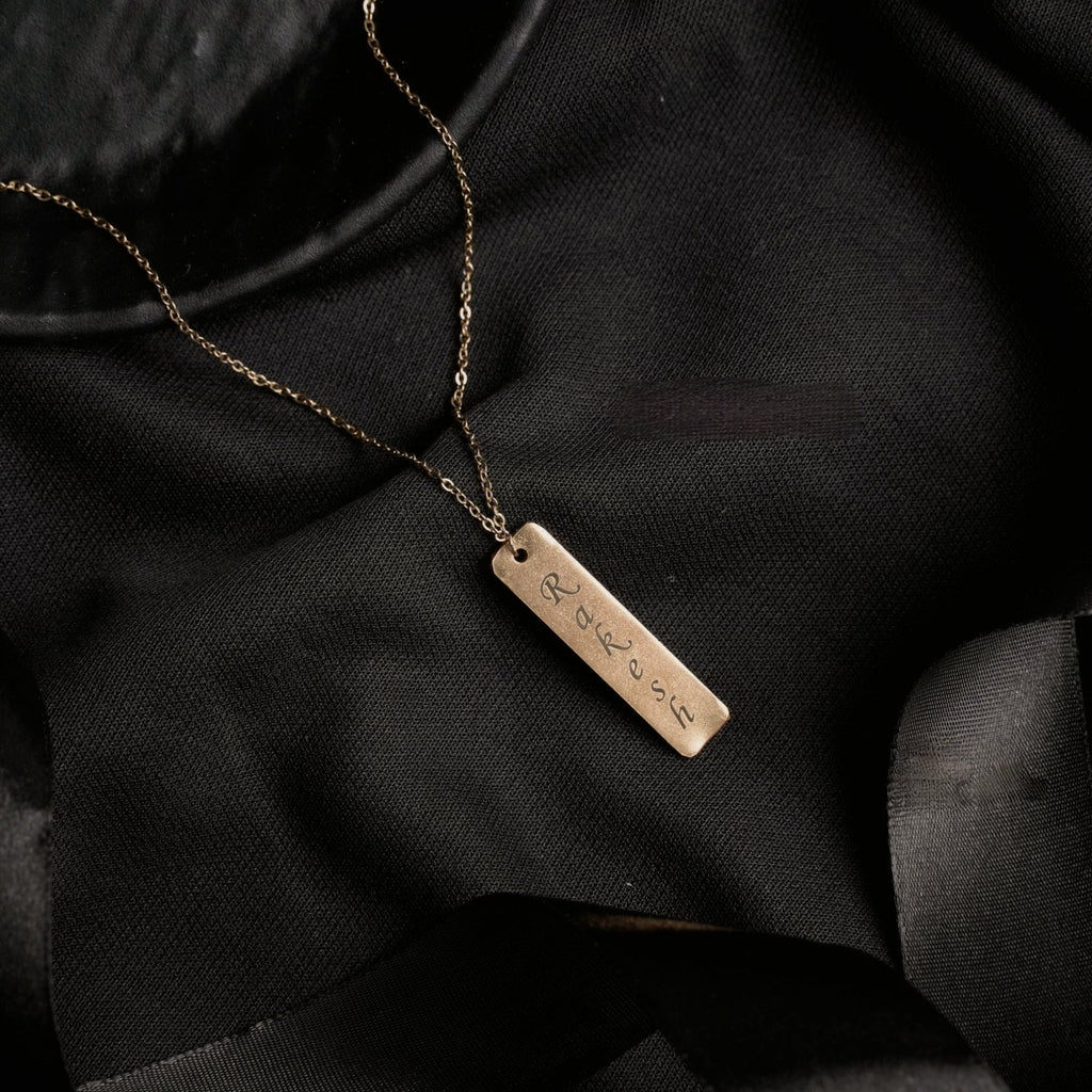 Custom Name Pendant – Personalized Engraved Necklace