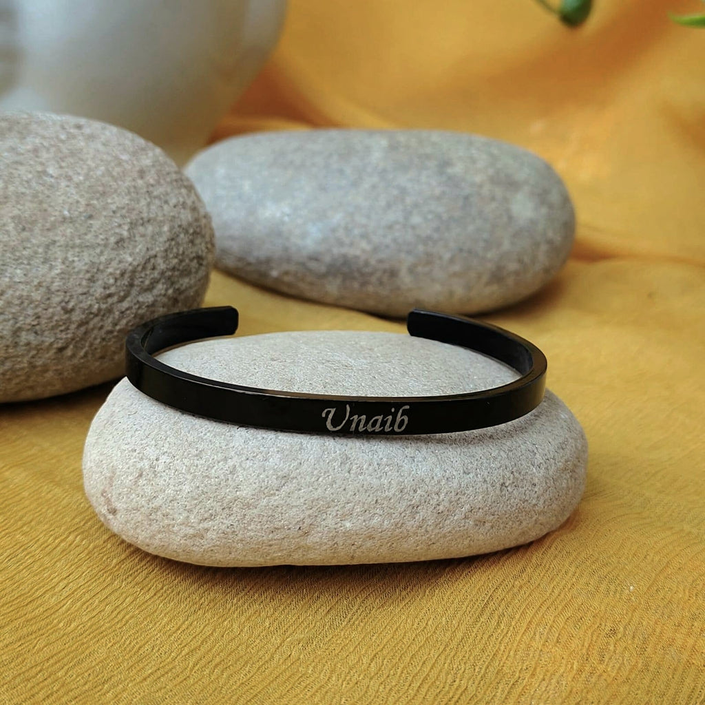 Custom Name Adjustable kada/Bracelet – Engraved Gift for Men & Women