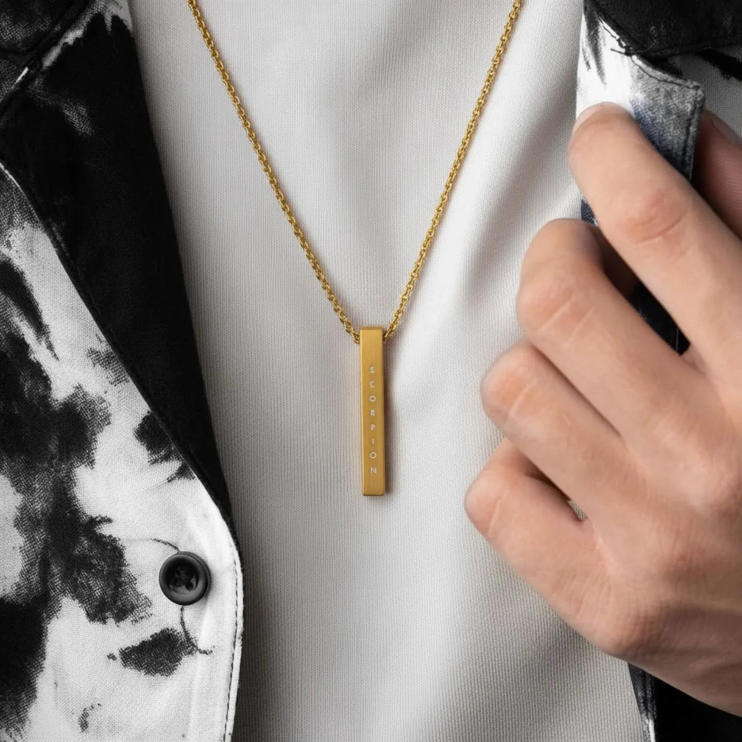 Custom Name Bar Pendant