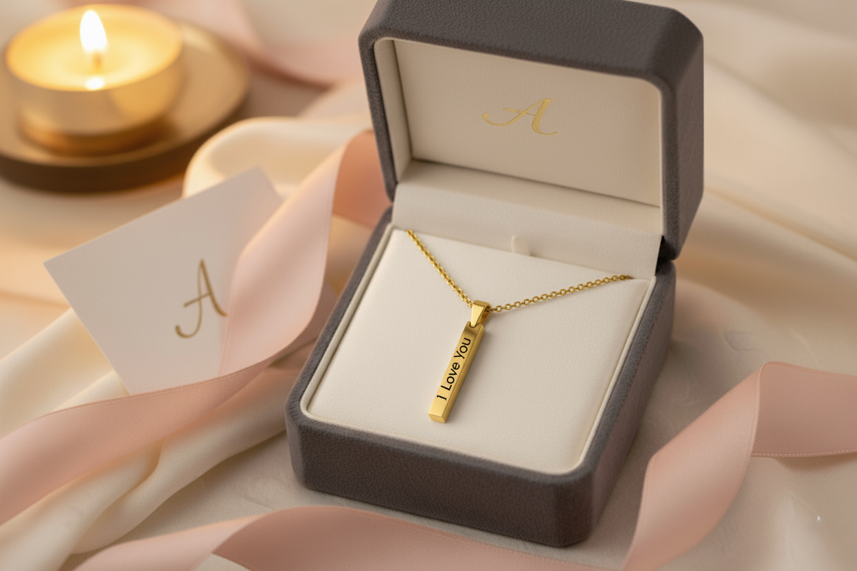 Custom Name Bar Pendant