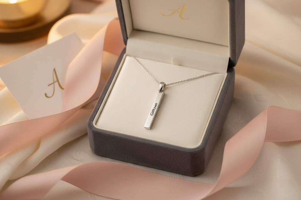 Custom Name Bar Pendant