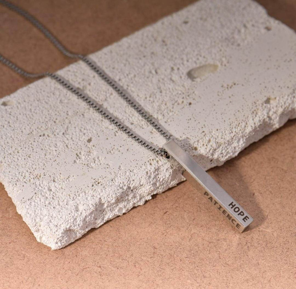 Custom Name Bar Pendant