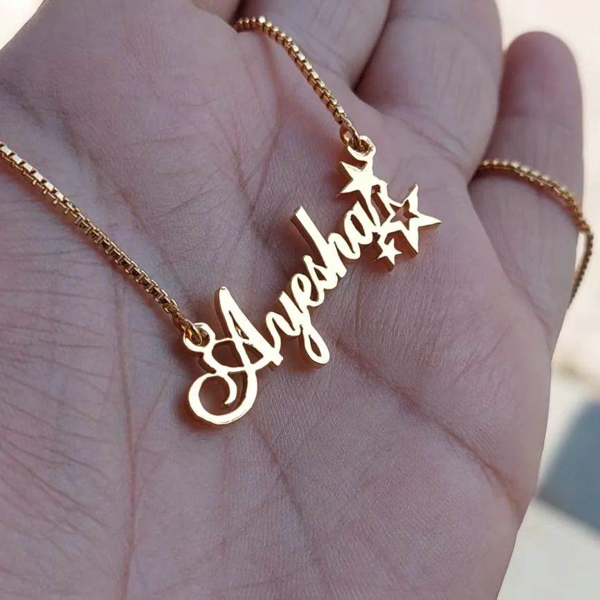 Custom Name Pendant – Personalized Engraved Necklace